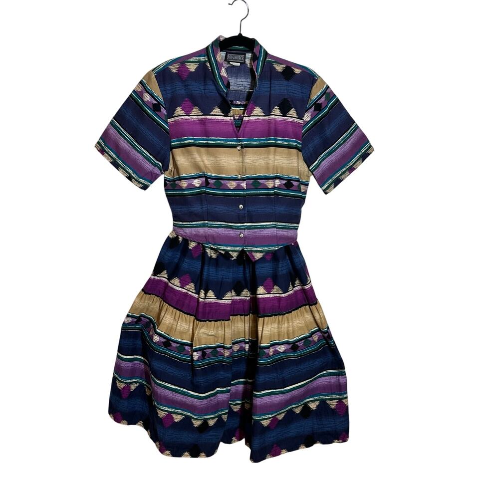 Vintage ROUGHRIDER Circle Western Top and Skirt Size Medium